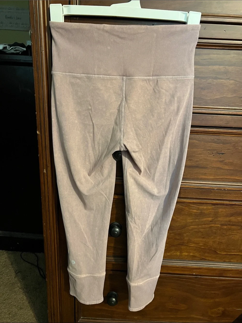 lululemon athletica Dusty Mauve High-Rise Ribbed Waist Leggings